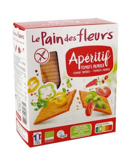 Le pain des fleurs - Organic crunchy bread with tomato and paprika