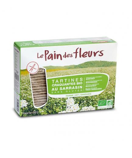 Le pain des fleurs - Pan crujiente bio de trigo sarraceno 300g