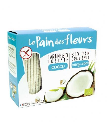 Le pain des fleurs - Tostada crujiente de coco Bio 150g