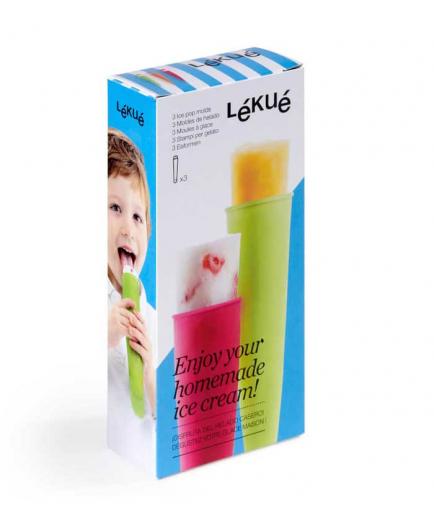Lékué - Kit 3 moldes para helados