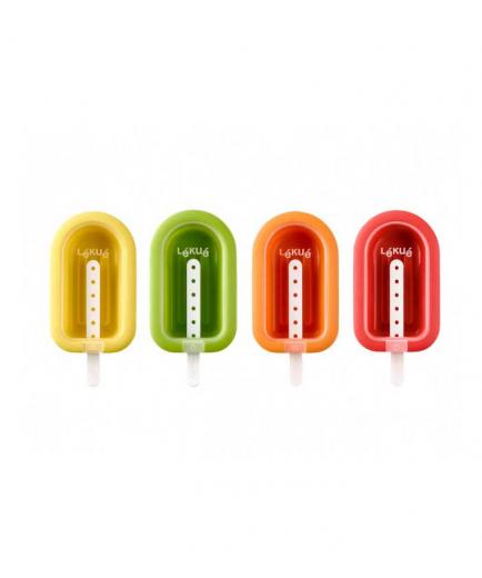 Lékué - Kit 4 stackable popsicle molds