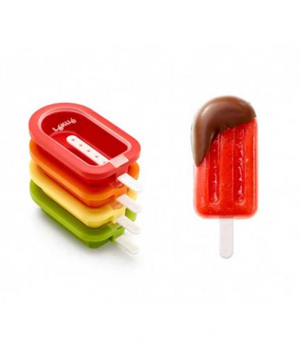 Lékué - Kit 4 stackable popsicle molds
