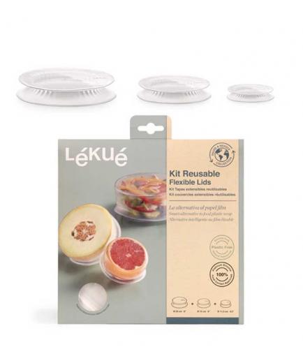 Lékué - Kit of reusable extendable lids