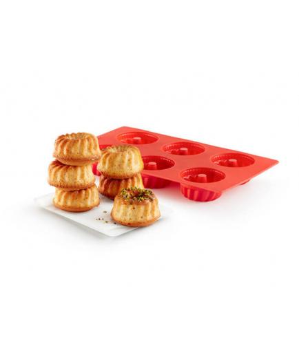 Lékué - Savarin Mini 6 cavities mold