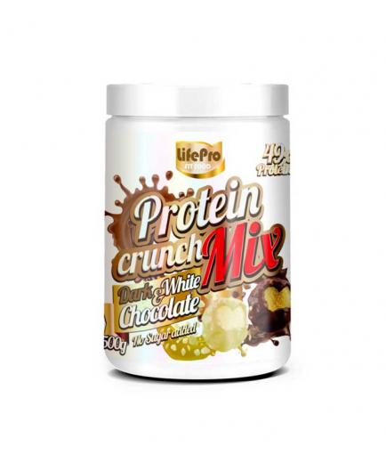 Life Pro Fit Food - Bolitas de chocolate Protein Crunch - Mix Chocolate Blanco y Negro