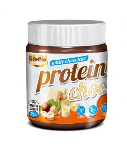 Life Pro Fit Food - Crema proteica 250g - Chocolate blanco y avellanas