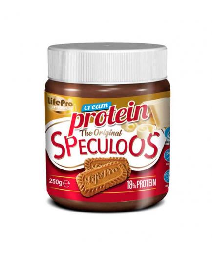 Life Pro Fit Food - Crema proteica 250g - Chocolate blanco y galleta speculoos