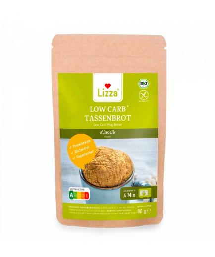 Lizza - Prepared to make bread in a cup vegan keto bio 80g - Classic