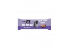 Love Raw - Barrita de chocolate vegano con leche 30g - Smooth Chocolate