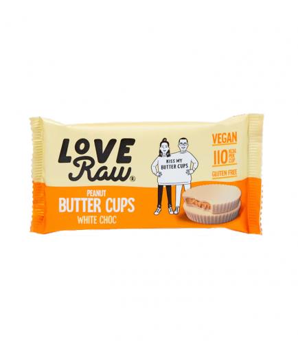 Love Raw - Butter cups veganas 34g - Chocolate blanco