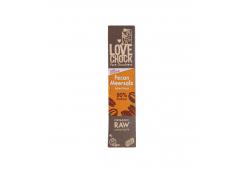 Lovechock - Barrita de chocolate negro ecológico - Nuez pecana y maca