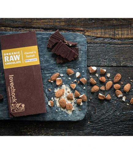 Lovechock – Ecological pure 85% cocoa chocolate - Almond and Baobab