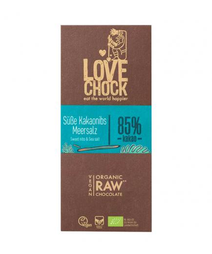 Lovechock – Ecological pure 85% cocoa chocolate - Sea salt