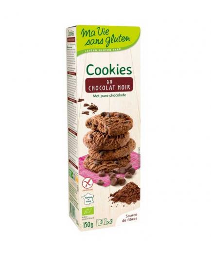 Ma Vie Sans Gluten - Galletas cookies con chocolate negro sin gluten Bio 150g