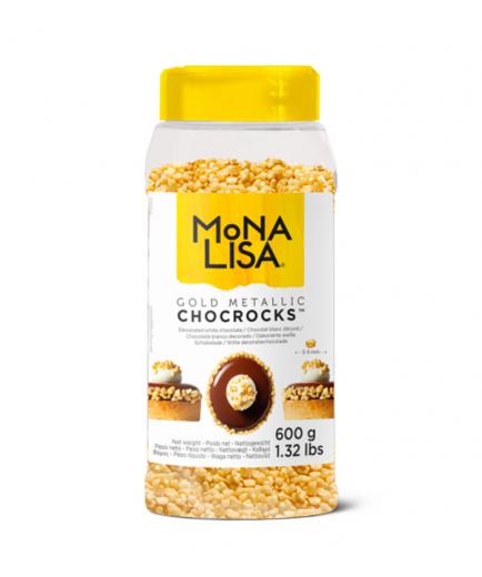 Mona Lisa - Gold metallic chocolate balls 600g - White chocolate
