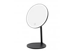 MQBeauty - Black Vanity Rechargeable Mirror with Dimmable LED Lighting