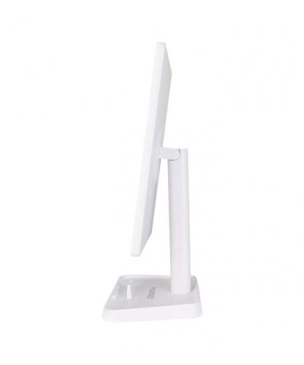 MQBeauty - Espejo de tocador recargable con iluminación LED regulable - Blanco