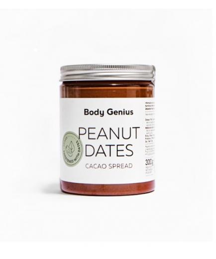 Body Genius - Crema de cacahuete, cacao y dátil 300g