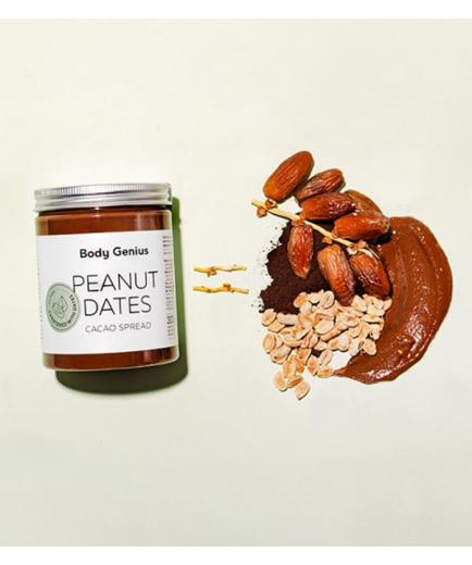 Body Genius - Crema de cacahuete, cacao y dátil 300g