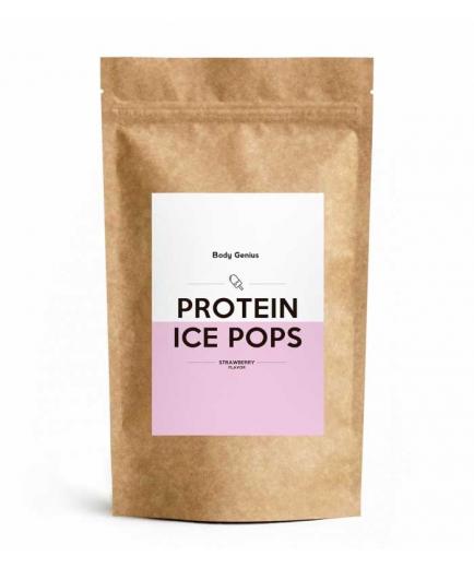 Body Genius - Protein Ice Pops - Strawberry