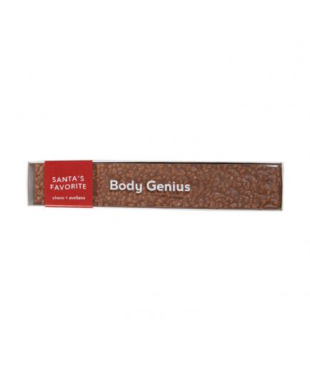 Body Genius - Turrón proteico 150g - Chocolate y avellana