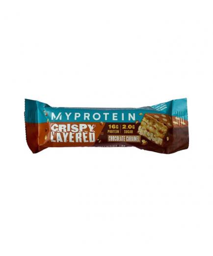 My Protein - Crunchy protein bar 64g - Chocolate and caramel