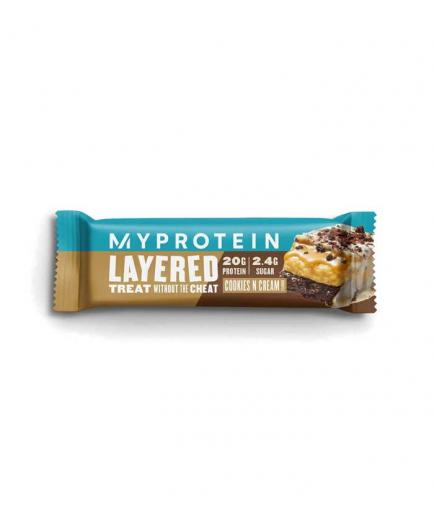 My Protein - Barrita proteica Layered 60g - Cookies and cream