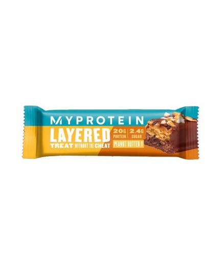 My Protein - Layered protein bar 60g - Peanut butter