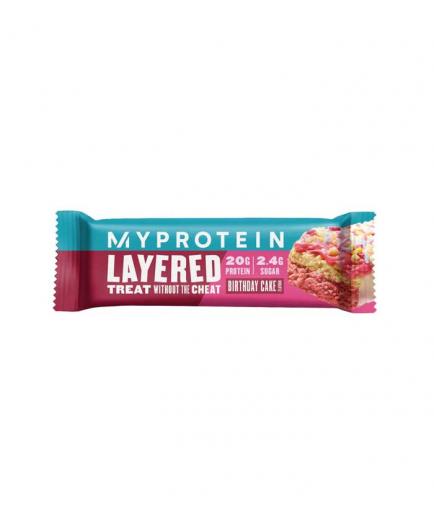 My Protein - Layered protein bar 60g - Birthday cake