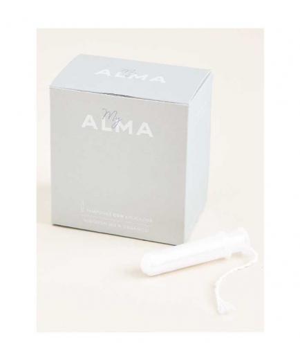 MyALMA - Tampons with applicator 100% organic cotton 14pc - Super