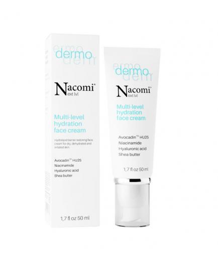 Nacomi - *Dermo* - Crema facial hidratante Multi-Level - Pieles secas, deshidratadas e irritadas