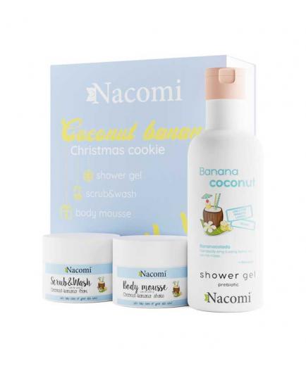 Nacomi - Set de cuidado corporal Coconut Banana Christmas Cookie