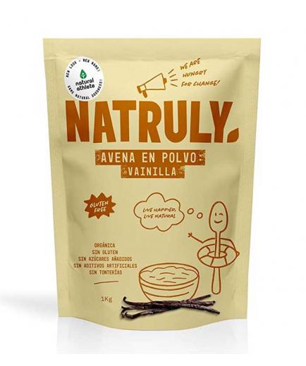 Natruly - Avena natural en polvo 1kg - Vainilla