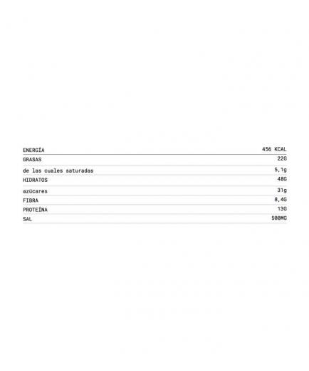 Natruly - Barrita natural RAW 40g - Cacao y cacahuete