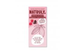 Natruly - Chocolate 72% Chocolicious 85g - Raspberry and cocoa nibs