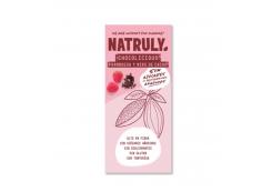 Natruly - Chocolate 72% Chocolicious 85g - Frambuesa y nibs de cacao