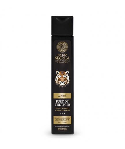 Natura Siberica - *For Men Only* - La furia del tigre - Energizing shampoo for body and hair 250ml