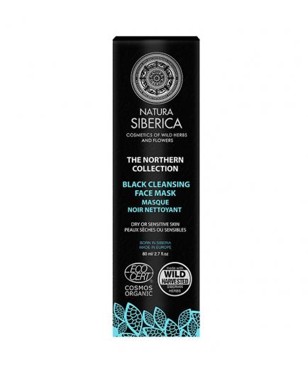 Natura Siberica - Mascarilla facial negra limpiadora - Piel seca o sensible