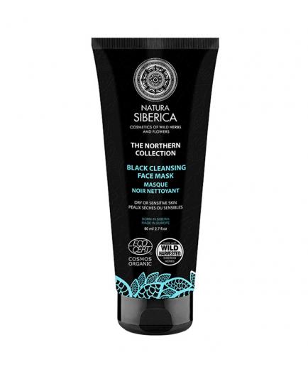 Natura Siberica - Mascarilla facial negra limpiadora - Piel seca o sensible