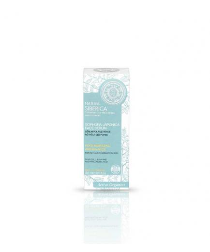 Natura Siberica - Facial serum for oily or mixed - skin pores and balance reduction