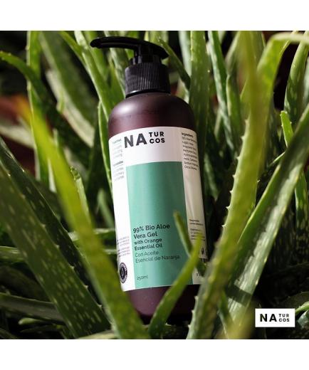 Naturcos - BIO Aloe Vera Gel 99% with essential oil of Orange