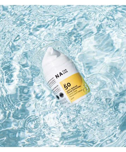 Naturcos - 100% natural facial sun cream SPF50