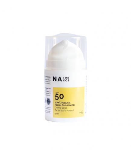 Naturcos - 100% natural facial sun cream SPF50