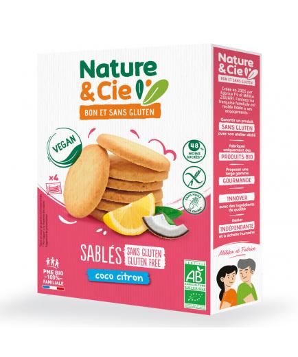 Nature & Cie - Galletas sin gluten de coco y limón 125g