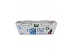 Naturgreen - Organic gluten-free coconut dessert 2 x 125g - Cocoa