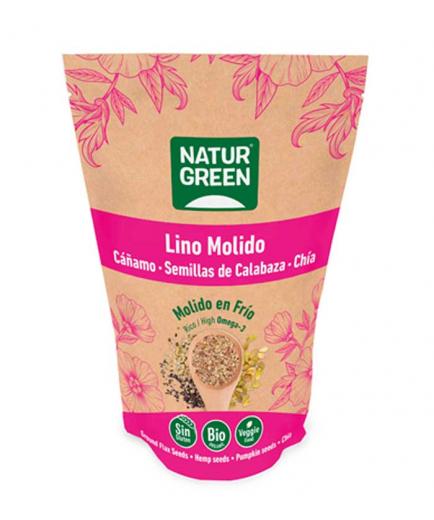 Naturgreen - Organic ground flax, hemp, pumpkin and chia seeds