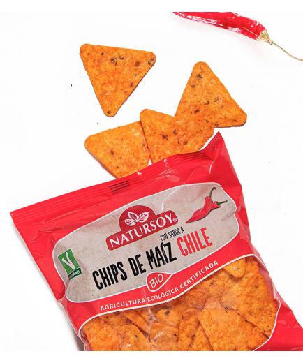 Natursoy - Chili Flavored Corn Chips Bio 75g