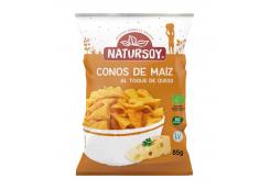 Natursoy - Conos de maíz Bio - Queso