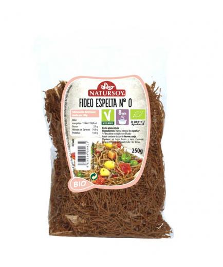 Natursoy - Fideos de espelta integral Nº 0 Bio 250g