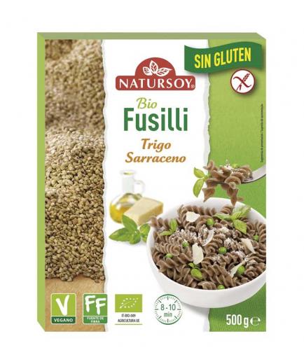 Natursoy - Organic gluten-free buckwheat fusilli